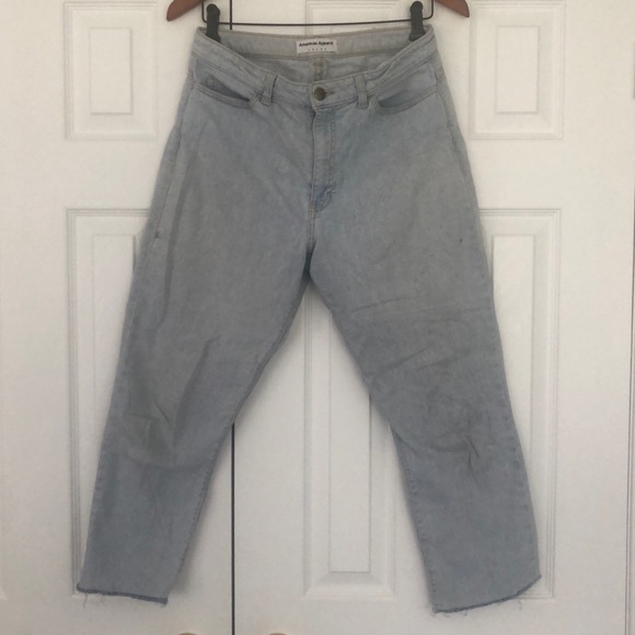SOLD American Apparel Light Wash Jean Cutoffs - Picture 3 of 5